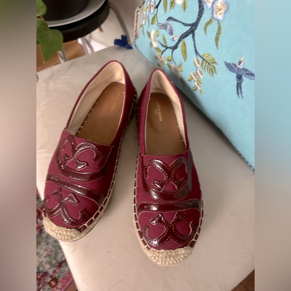 Women's Burgundy Espadrilles